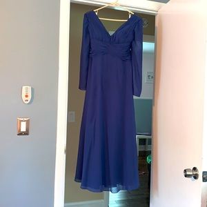 Navy Blue Bridesmaid Dress